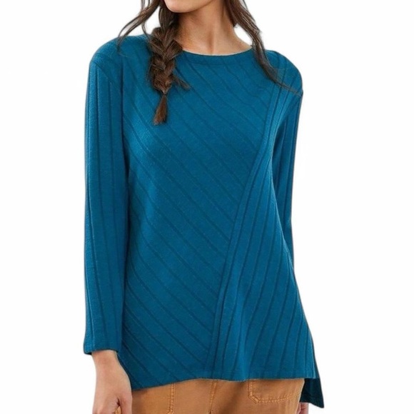 NWT Anthropologie Maeve Devine Tunic Top - Blue XS - Picture 1 of 9